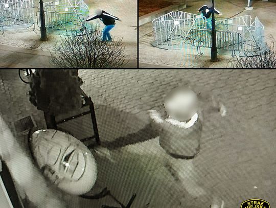 Wandal zidentyfikowany. Zdemolował wielkanocne ozdoby na Placu Wolności Wandal zidentyfikowany. Zdemolował wielkanocne ozdoby na Placu Wolności