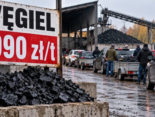 Węgiel znika przed zimą. Wracają kolejki