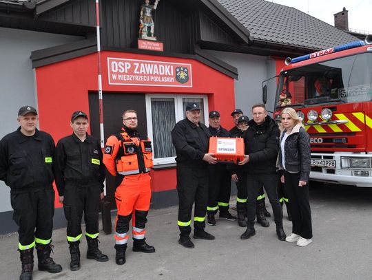 Wipasz sfinansował strażakom defibrylator