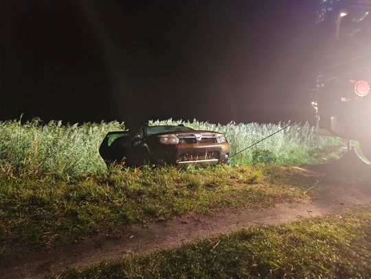 Witulin. Pijany wjechał do zalewu