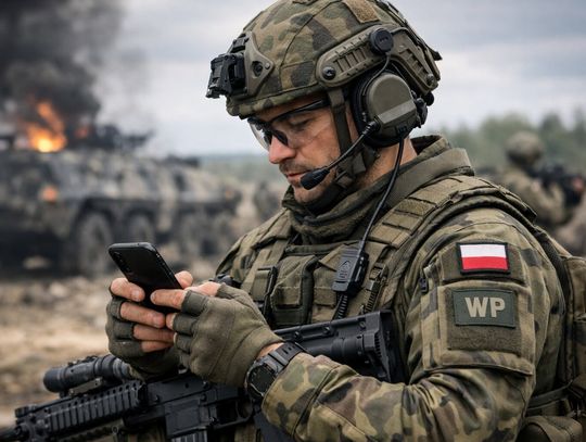 Wojsko postawiło na tego smartfona żołnierz z telefonem