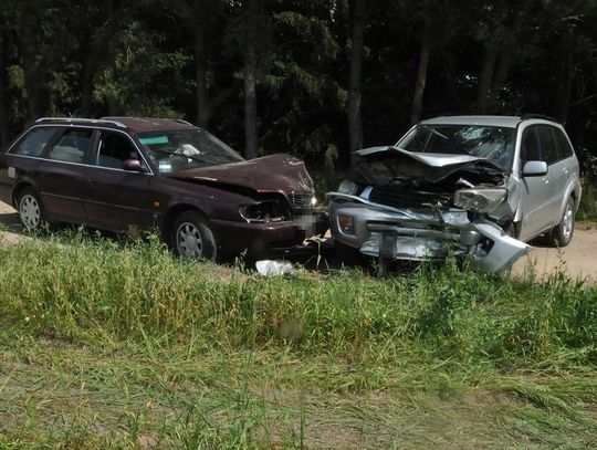 Wpadli na siebie na zakręcie