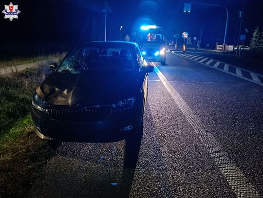 Wypadek z udziałem pieszej. Nie żyje jedna osoba