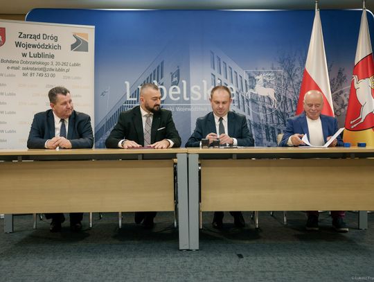 30 października 2025 - podpisanie umów na realizację remontów na drogach wojewódzkich nr 815 i 835