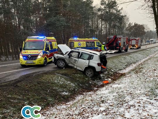 Wypadek w Worońcu. Kierowcy uważajcie na utrudnienia