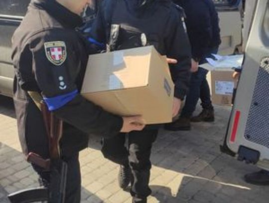 Z pomocą dla ukraińskich policjantów
