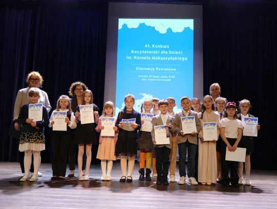 Za nami powiatowy etap 41. Konkursu Recytatorskiego im. K. Makuszyńskiego [GALERIA ZDJĘĆ]