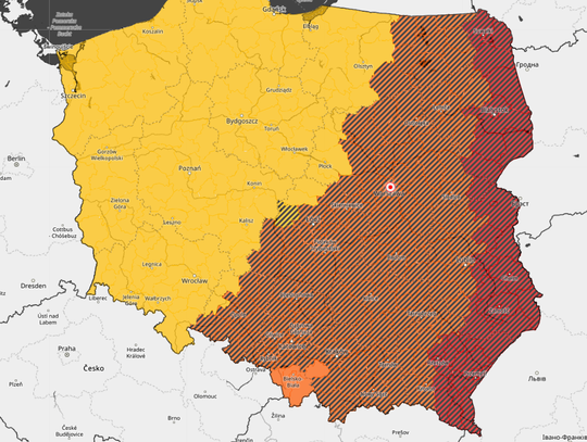 Zagrożenie burzowe. Dla tych powiatów wydano ostrzeżenie