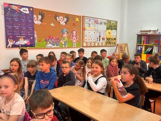 Zalesie. Uczniowie złożyli Chrobremu życzenia