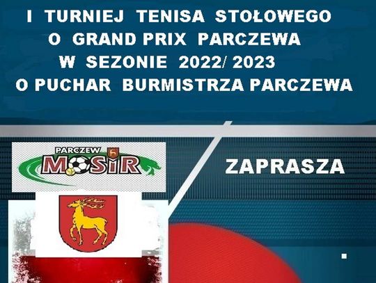 Zapraszają na turniej tenisa stołowego do Parczewa