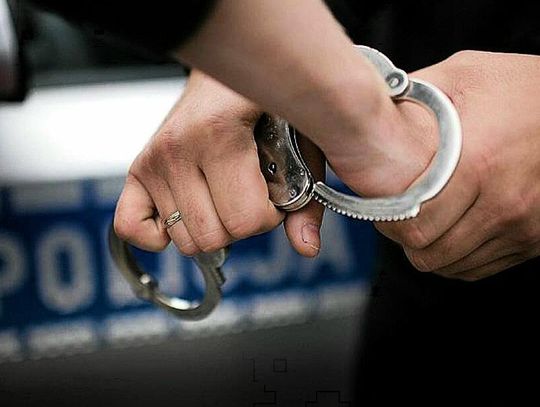 poszukiwany zatrzymany policja aresztowanie łuków