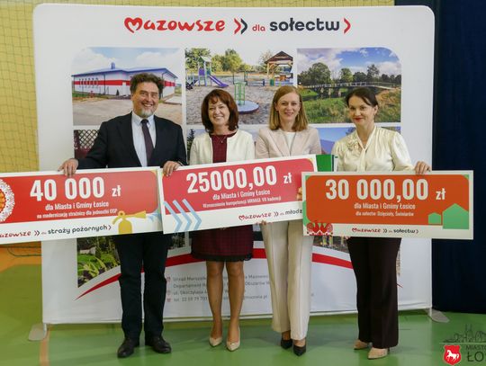 Zastrzyk gotówki dla gminy Łosice