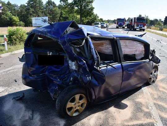 Zderzenie 5 samochodów na krajowej dwójce. Znamy przyczynę wypadku