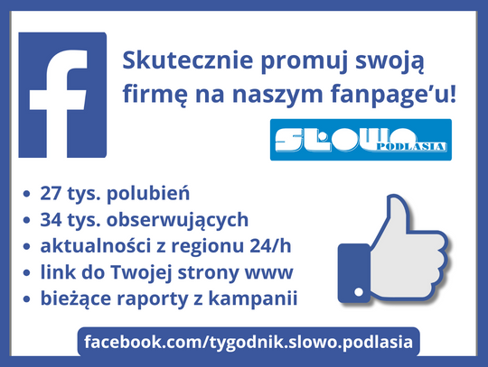 Zdobądź lokalny rynek z reklamą na Facebooku Słowa Podlasia!