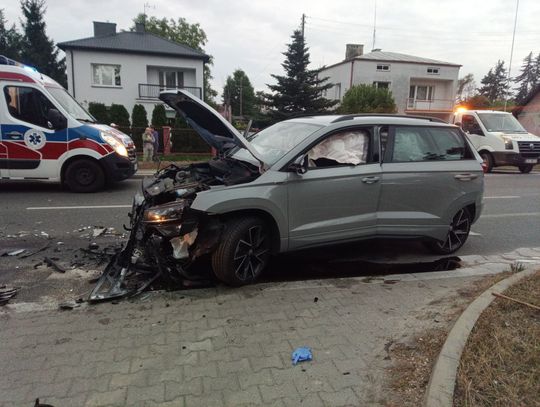 Zderzenie samochodów na ul. Warszawskiej. Znamy szczegóły