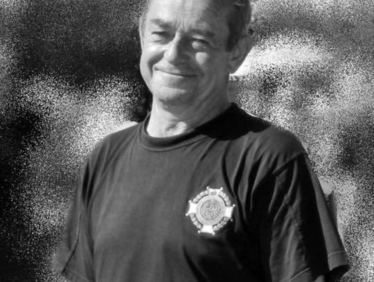 Tadeusz Maćkowski strażak portret zdjęcie czarno białe śmierć nekrolog pożegnanie