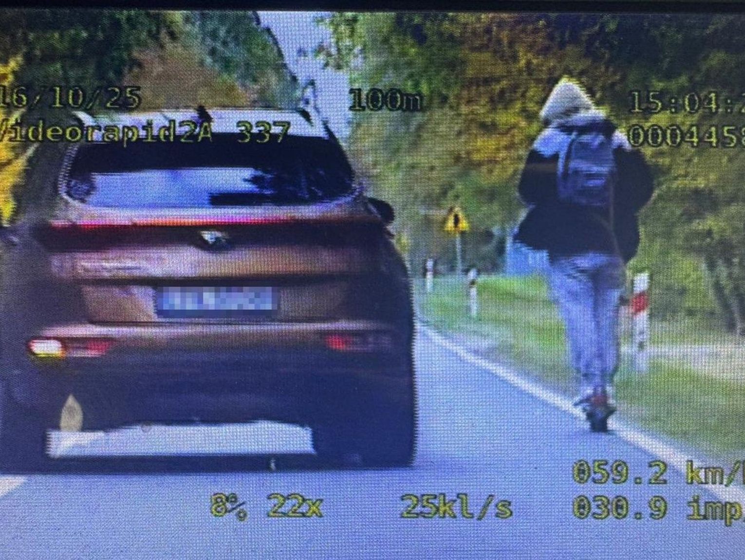 1,5 promila i hulajnoga. Za wykroczenie zapłaci 2500 zł