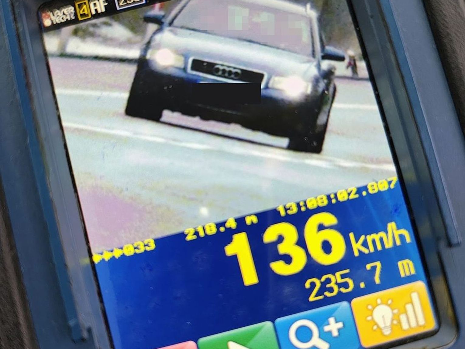 136 km/h przez Woroniec, 82 km/h przez Czosnówkę