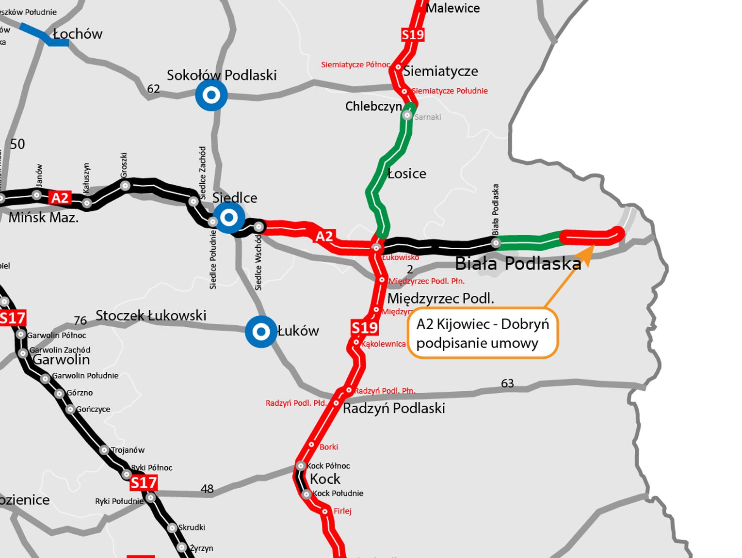 Będzie kolejny odcinek A2. Umowa z wykonawcą podpisana