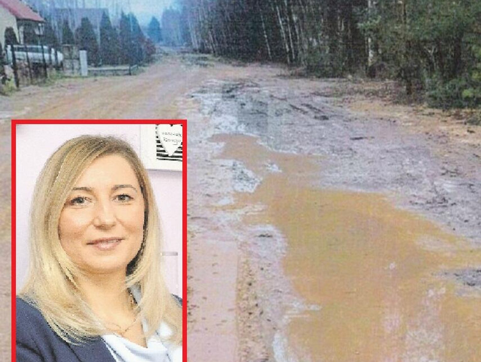 BIAŁA PODLASKA: Radna chce naprawy drogi, magistrat uważa ją za bezpieczną