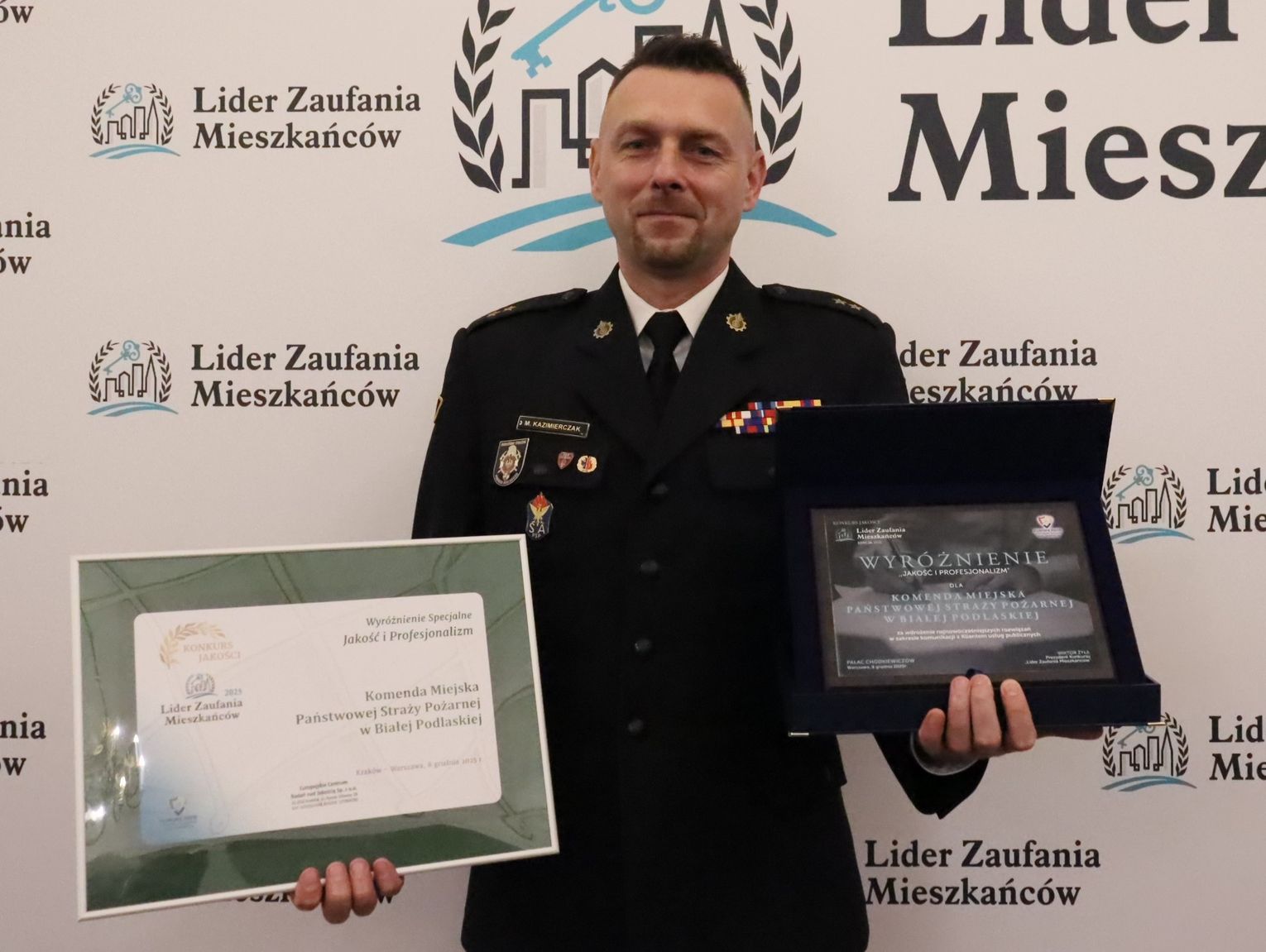 Bialscy strażacy liderami zaufania mieszkańców