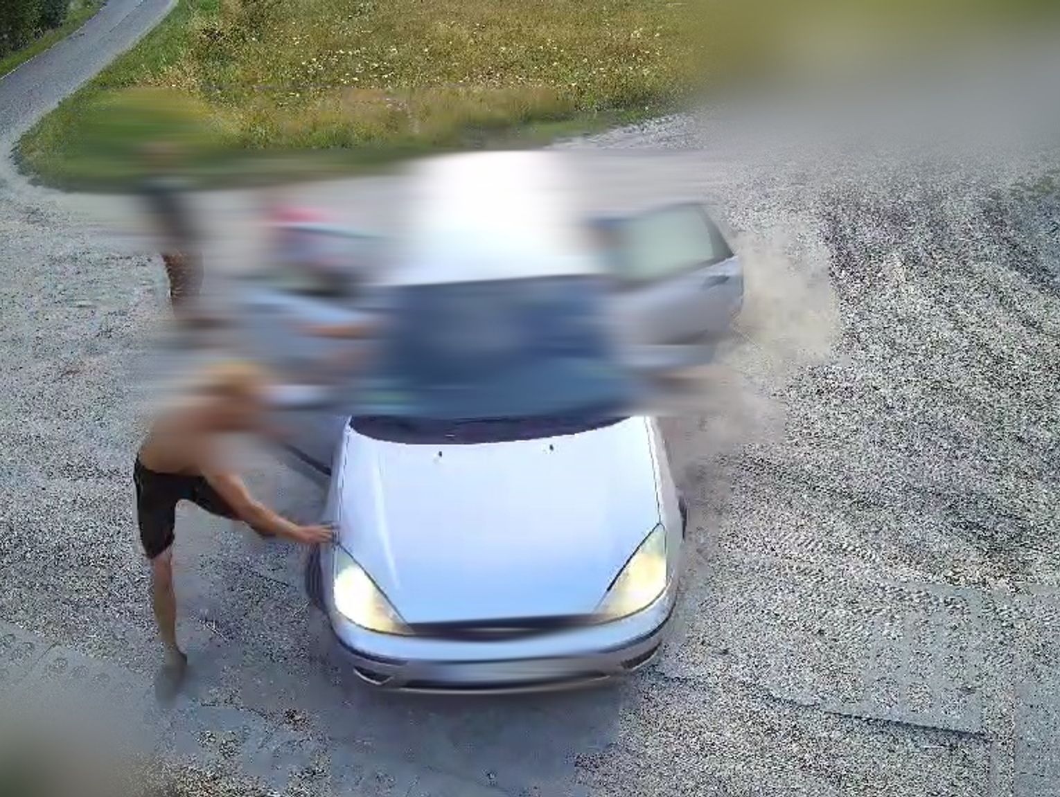 Zasadzka pod Parczewem. 30-latek cudem uniknął pobicia [FILM]