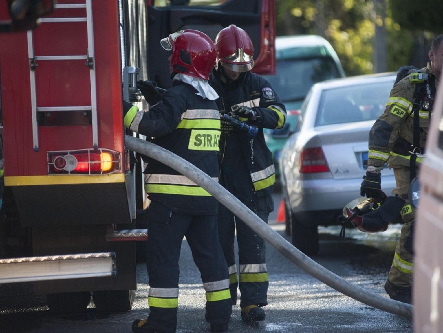 Ćwiczenia przeciwpożarowe w bialskim szpitalu
