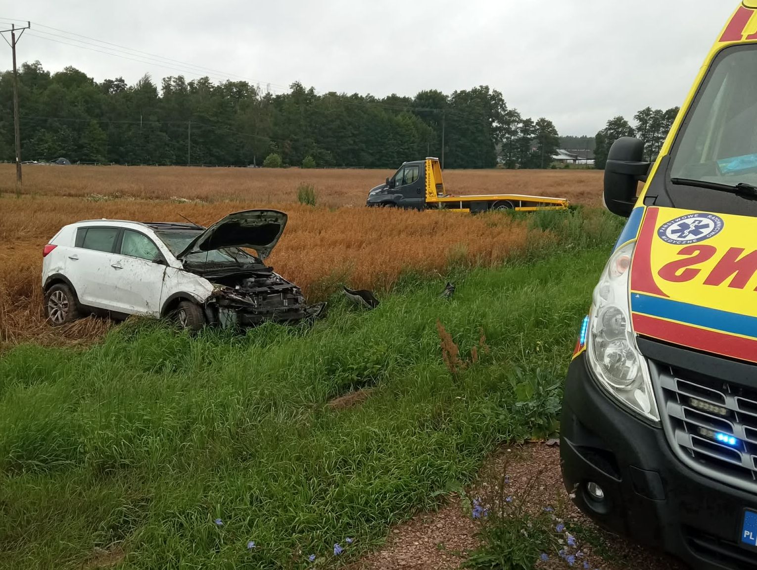 Dachowanie na DW812. Policja ujawnia szczegóły