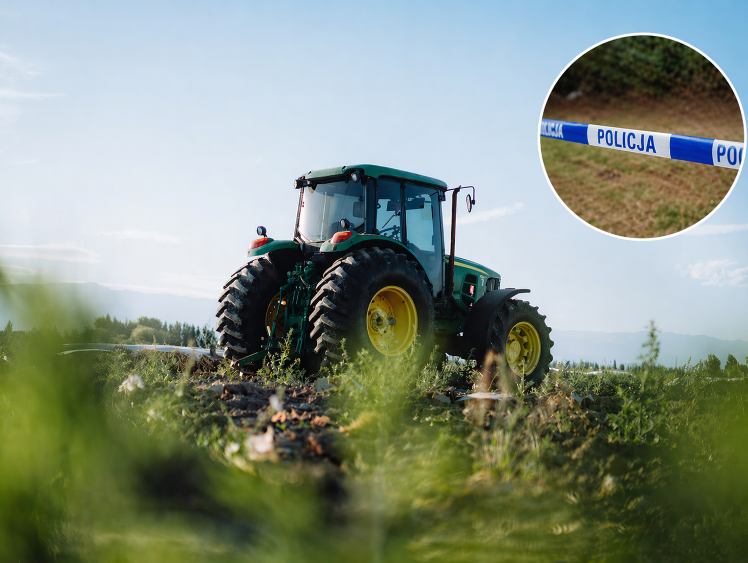 Dramat w Nowych Szpakach. 3-latek zginął pod kołami ciągnika