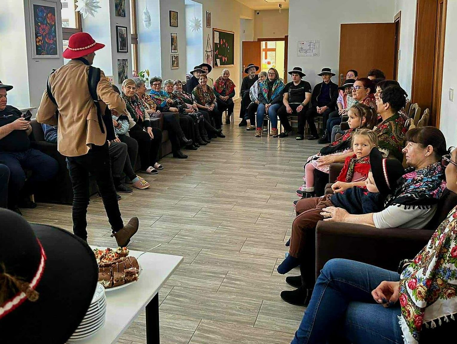 Dubów. Razem zaśpiewali przy akordeonie i saksofonie [FILM, ZDJĘCIA]