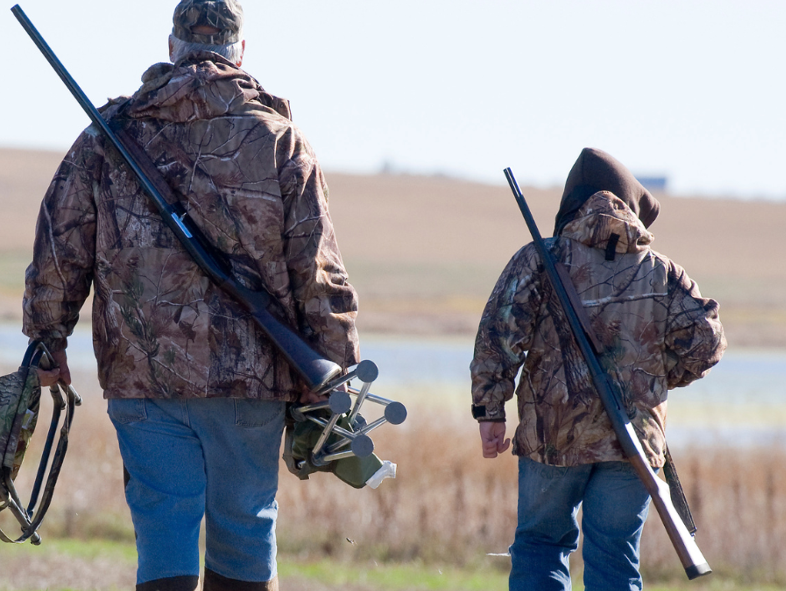 Dziecko na polowaniu