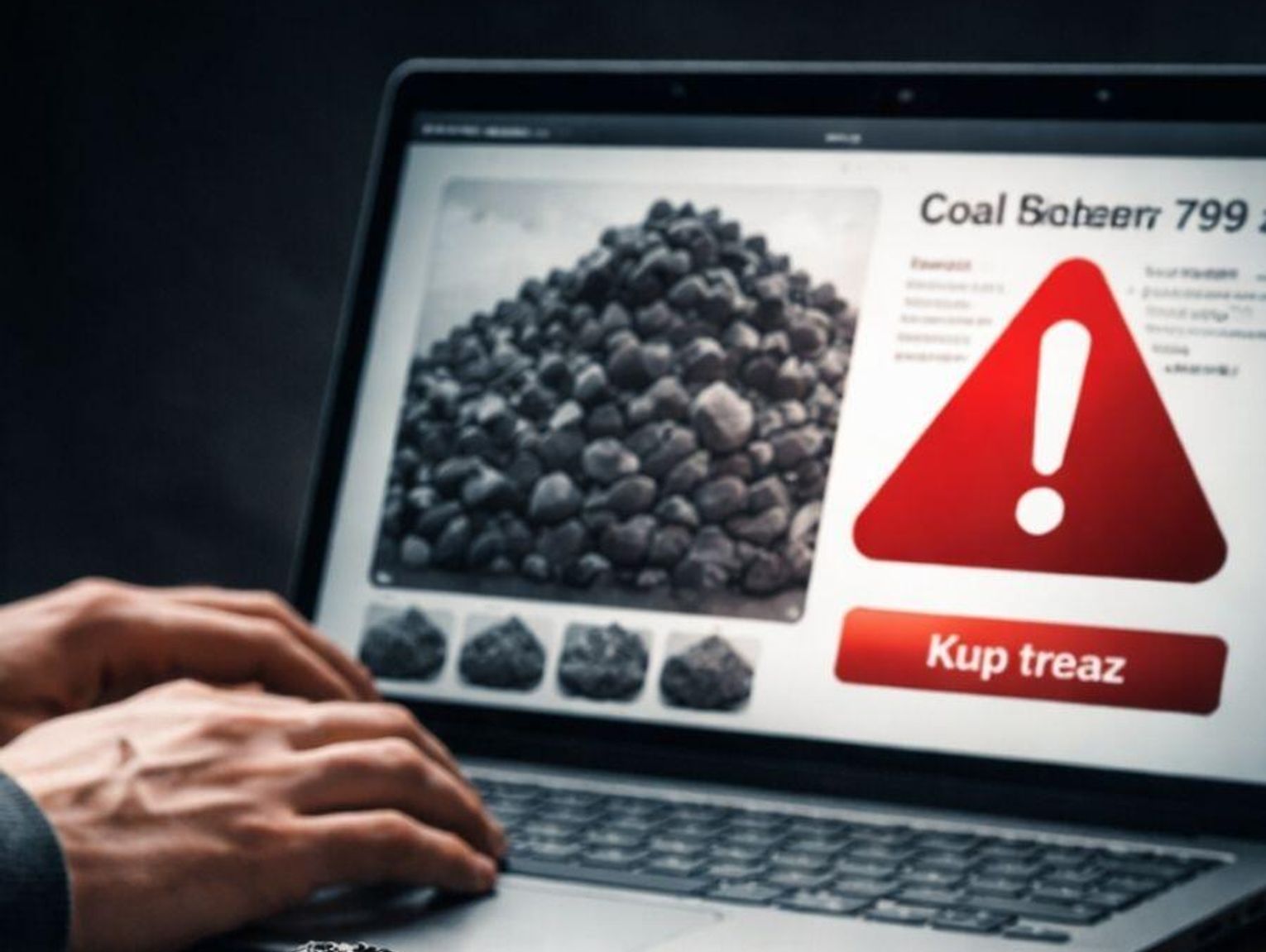 Fałszywe sklepy z węglem wyłudzają tysiące złotych