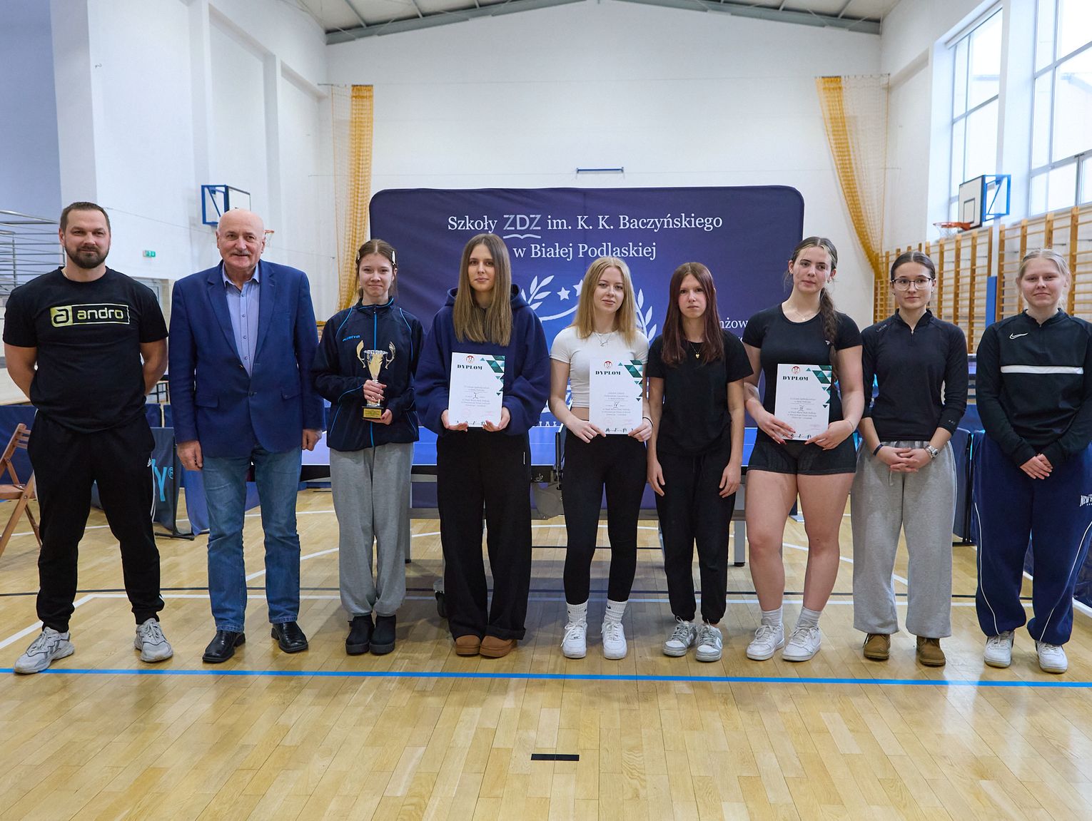 Finał Miasta Biała Podlaska w Drużynowym Tenisie Stołowym Dziewcząt – Licealiada 2026