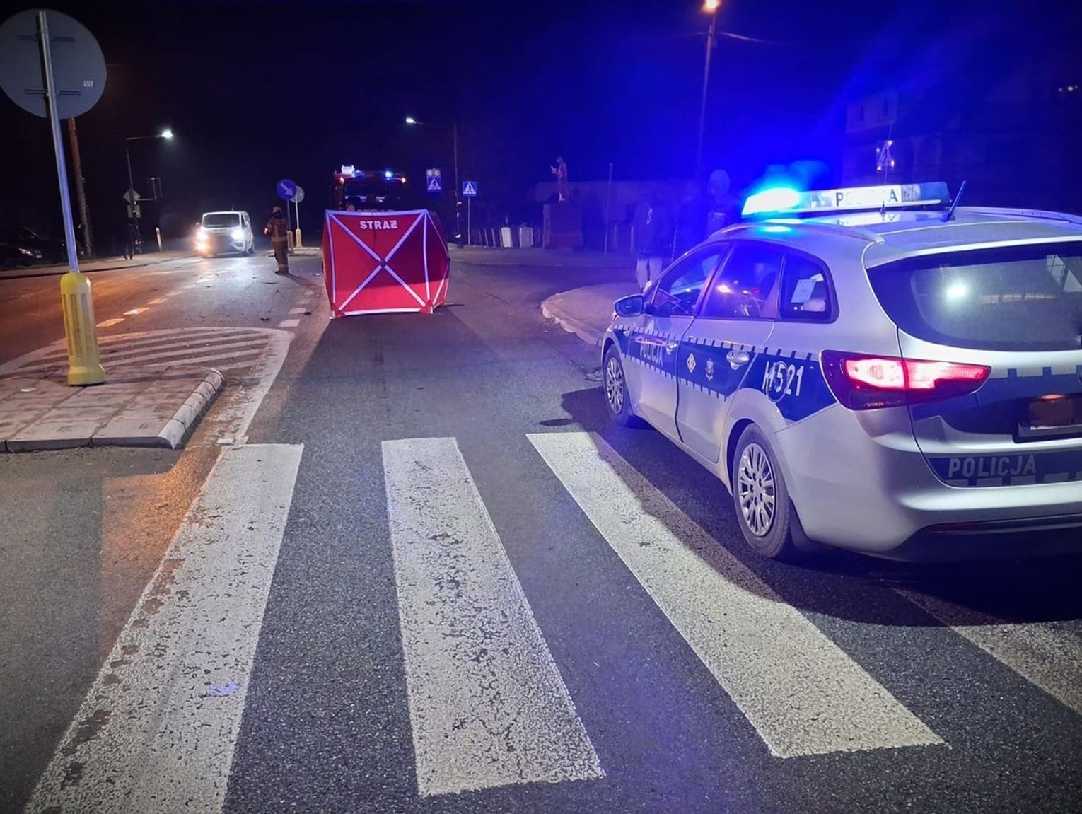 Gmina Łosice. Śmiertelne potrącenie na przejściu dla pieszych