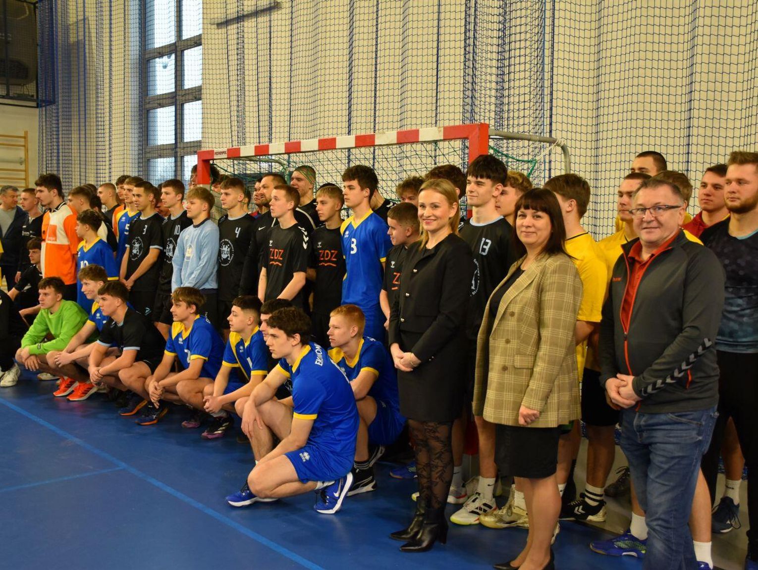 Grali w ręczną w mieście