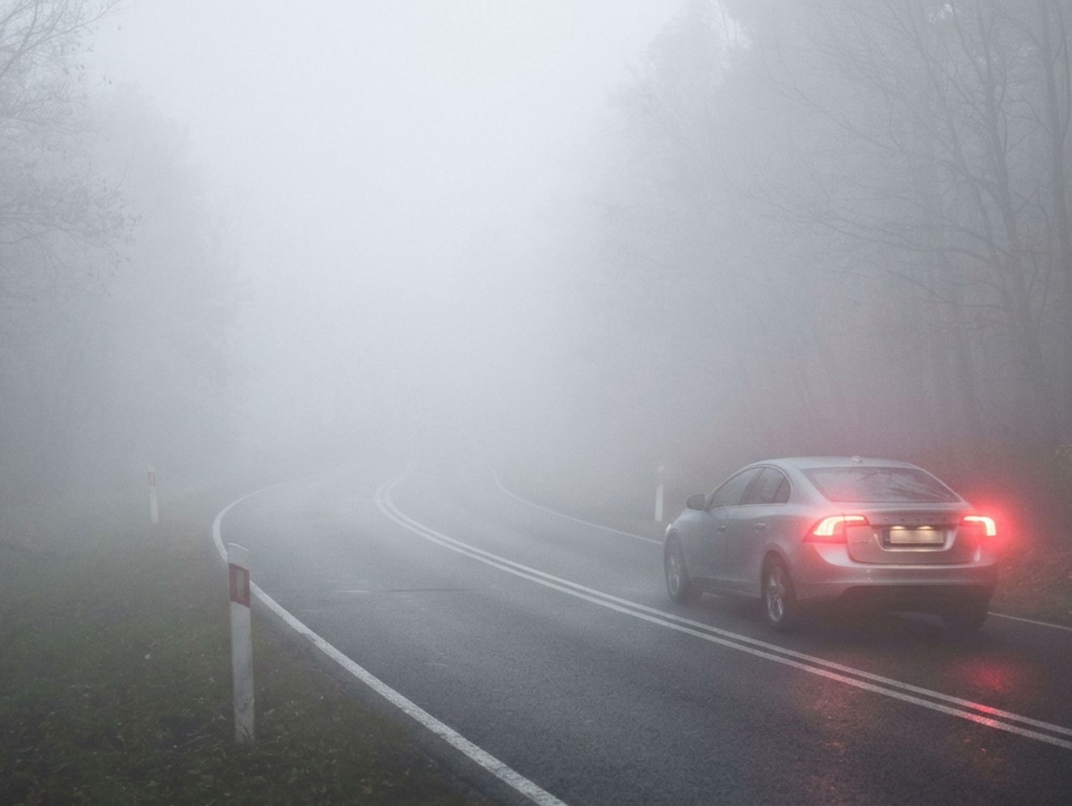 IMGW ostrzega przed gęstą mgłą