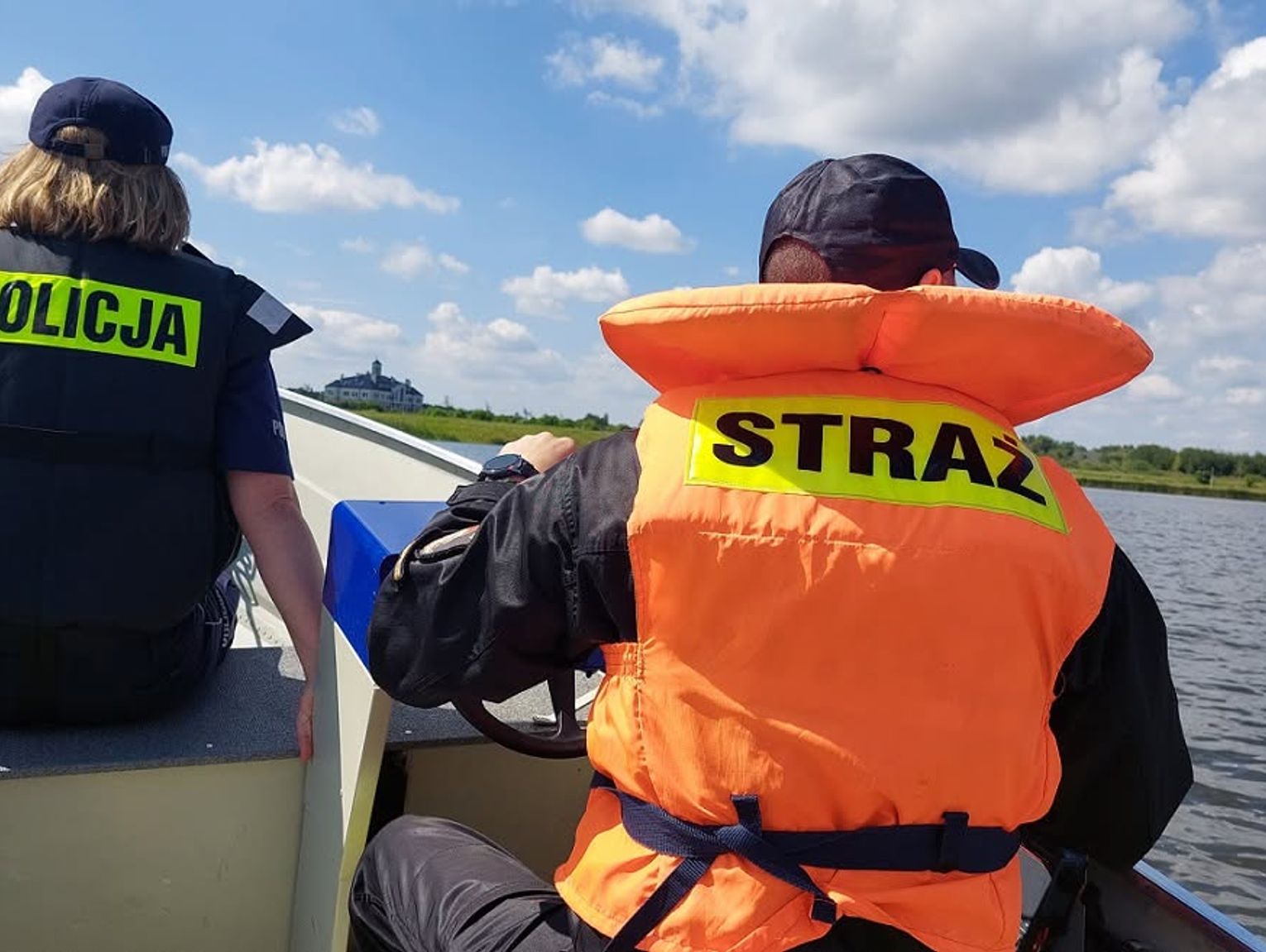 Kobylany. Czuwali nad bezpieczeństwem kąpiących się w akwenie