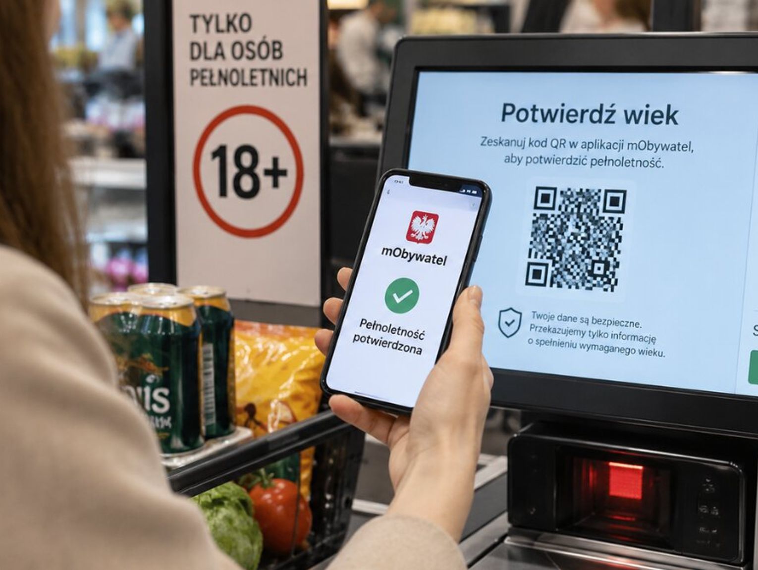 Koniec czekania na pracownika przy kasie? Wiek potwierdzi mObywatel