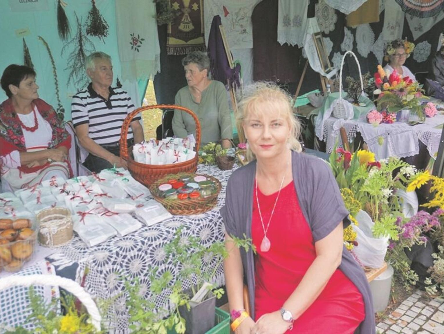 Konkurs na bukiet z ziół w Janowie Podlaskim