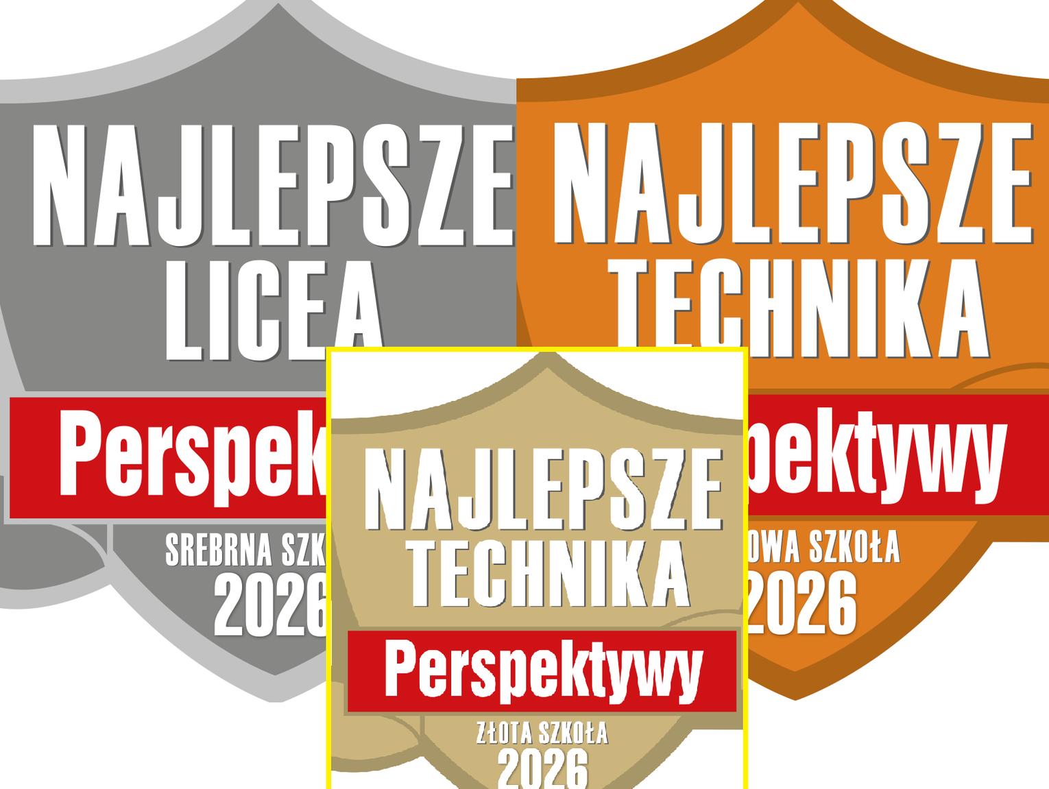 Kto z tarczą, kto bez tarczy? Trzy srebrne licea i złote technikum