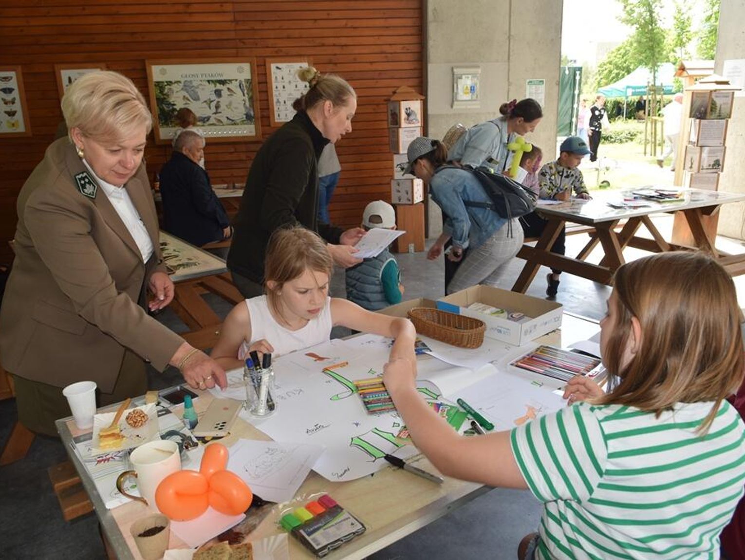 Leśna edukacja w czasie pikniku