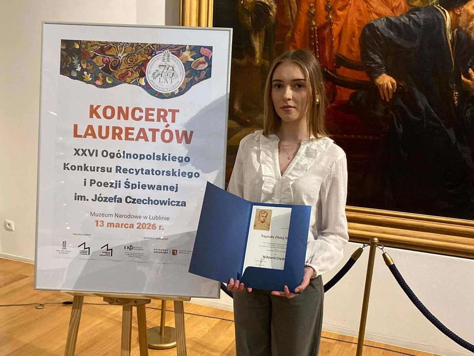 Licealistka ze Złotą Strofa