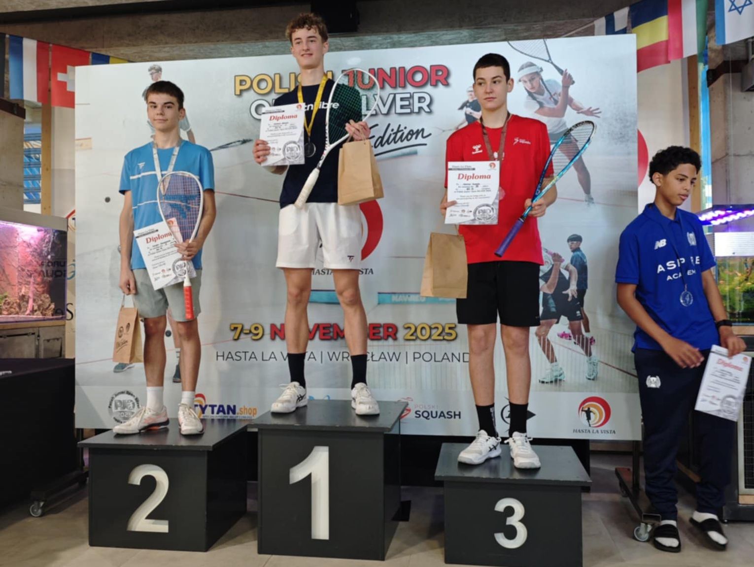 Marcel na podium Polish Junior Open