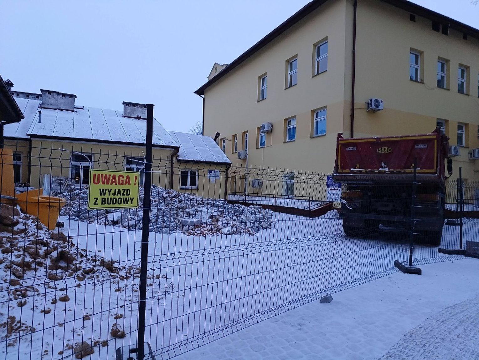 Międzyrzec Podlaski. realizowane są prace remontowe w szpitalu