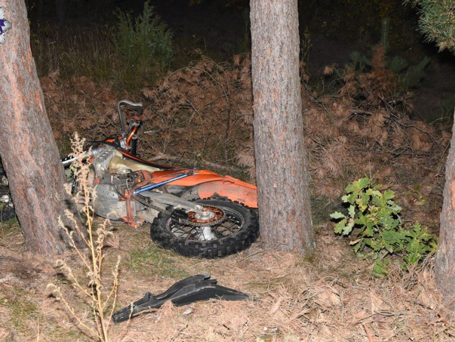 Motocyklista zabrany do szpitala. Nie wiedział, gdzie jest