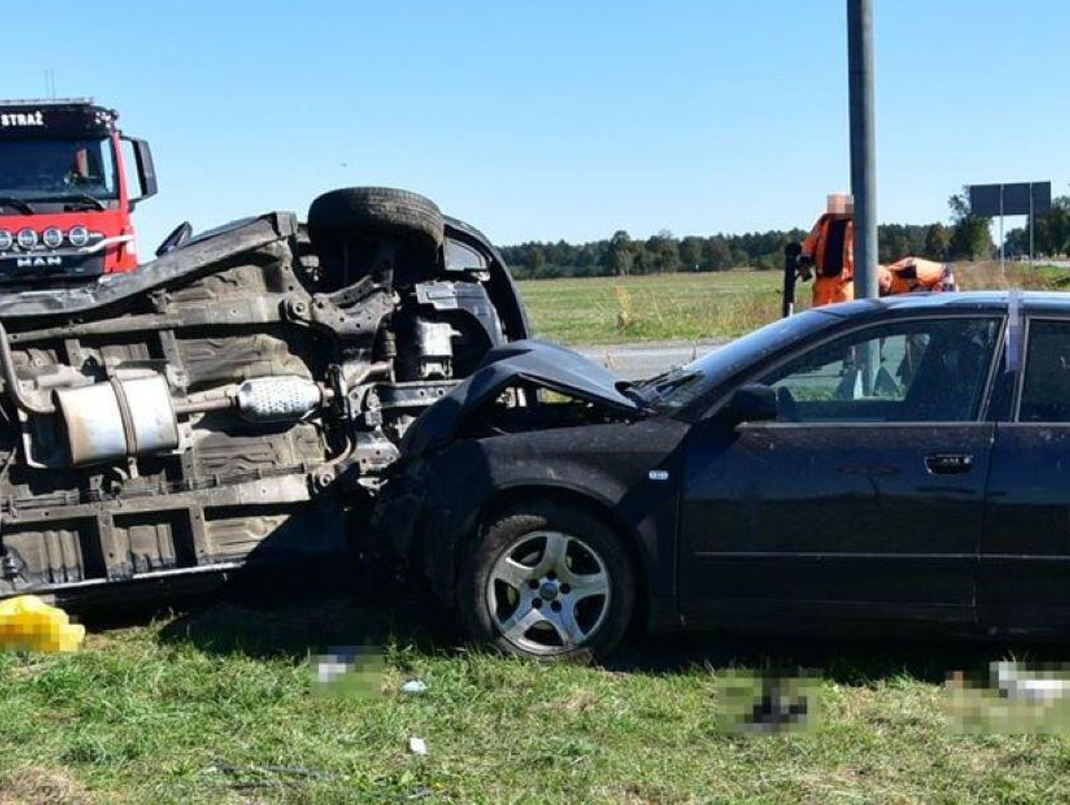 Nie ustąpiła pierwszeństwa. Trzy osoby w szpitalu [ZDJĘCIA]
