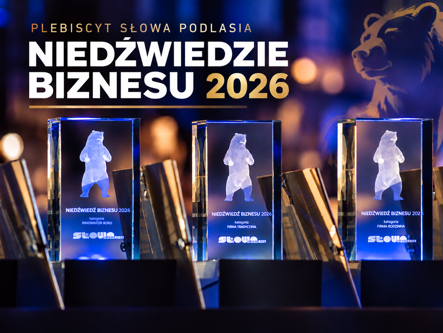 Kto zdobędzie Niedźwiedzia Biznesu 2026? Zagłosuj już dziś!