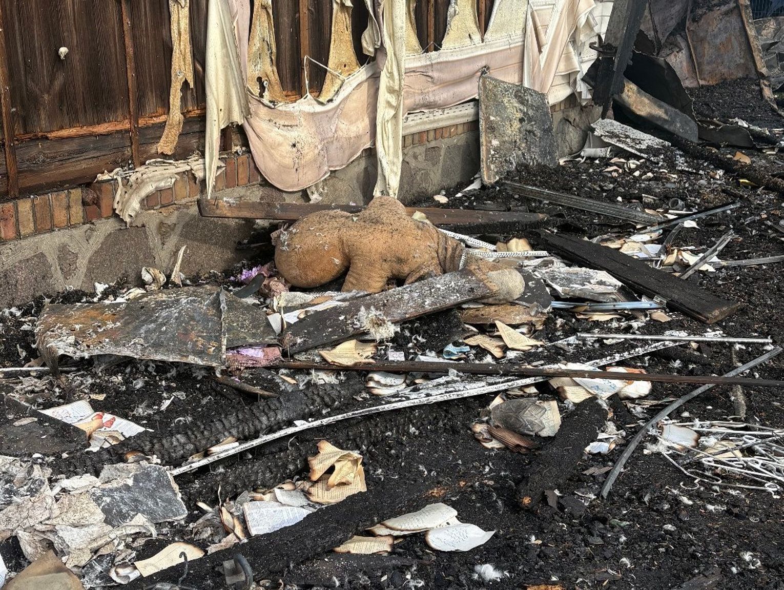 Ogień zabrał im dorobek życia. Wdowa z dziećmi proszą o pomoc [ZDJĘCIA]