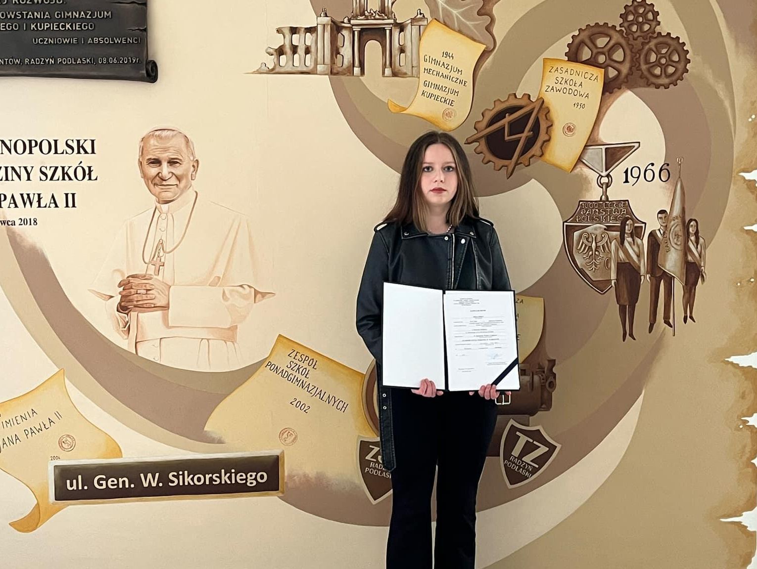 Oliwia ze Złotym Indeksem na Akademię Sztuki Wojennej w Warszawie!