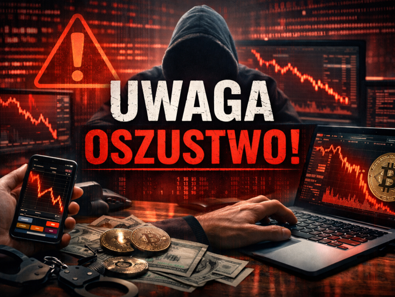 Parczew. "Inwestował" w kryptowaluty. Stracił 70 tys. zł